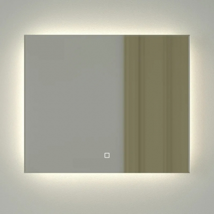 Зеркало Defesto Glow DF 2503SH 60х50 с LED-подсветкой, 4 500 K, сенсорный выключатель