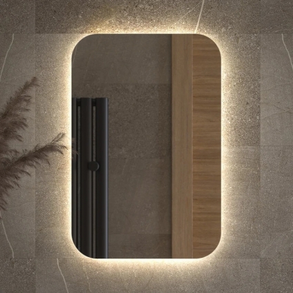 Зеркало Defesto Opti DF2802 40х60 с LED-подсветкой, 4500К