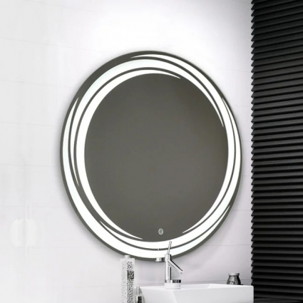 Зеркало круглое Silver Mirrors Милуз D770, с подсветкой