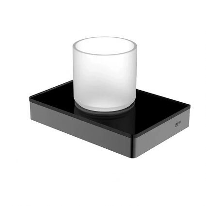 Стакан Black&White Gravity 9605GM оружейная сталь черный,  в современном стиле