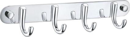 Крючок Wonzon & Woghand WW-9384-4 хром в современном стиле