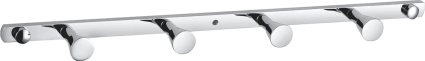 Крючок Wonzon & Woghand WW-9381-4 хром в современном стиле