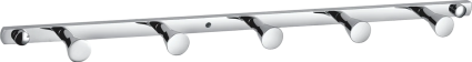 Крючок Wonzon & Woghand WW-9381-5 хром в современном стиле