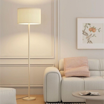 Торшер TopDecor Adam F1 10 в современном стиле, цвет белый, мощность 60 Вт