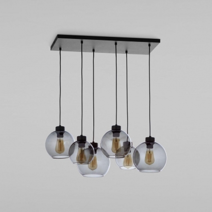 Подвесная люстра TK Lighting 2833 Cubus в современном стиле, цвет серый, мощность 360 Вт