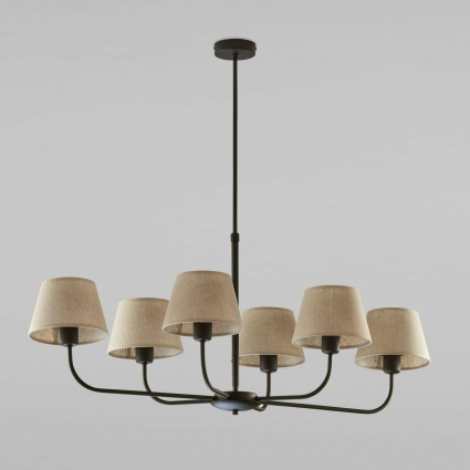 Подвесная люстра TK Lighting 3999 Chicago в современном стиле, цвет бежевый