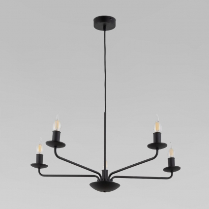 Подвесная люстра TK Lighting 4612 Limal цвет черный, мощность 50 Вт