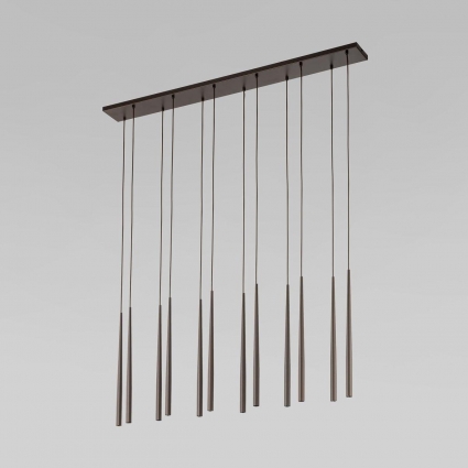 Подвесная люстра TK Lighting 10111 Piano цвет коричневый, мощность 96 Вт