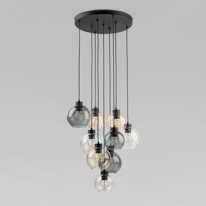 Подвесная люстра TK Lighting 10247 Cubus в современном стиле, цвет желтый