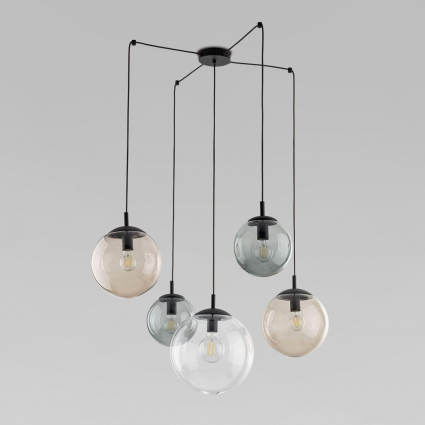 Подвесная люстра TK Lighting 4796 Esme в современном стиле, цвет желтый, мощность 75 Вт