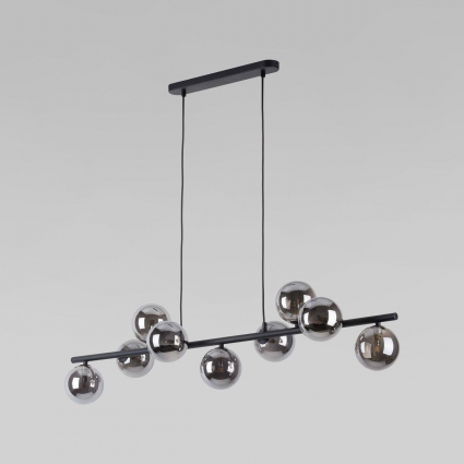 Подвесная люстра TK Lighting 5667 Estera Black в современном стиле, цвет серый