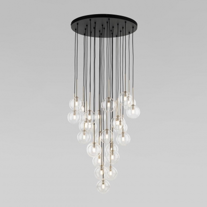 Подвесная люстра TK Lighting 10099 Nilos в современном стиле, цвет черный