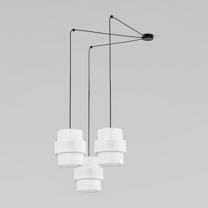 Подвесная люстра TK Lighting 5975 Calisto цвет белый, мощность 45 Вт