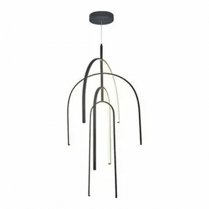 Люстра подвесная Alfa Light F3924-61 BK 95W ?80*H12 0 в стиле модерн