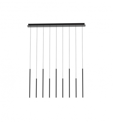 Люстра подвесная Alfa Light F3924-02 black 18W 120*13*H 150 в стиле модерн