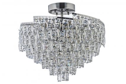 Люстра подвесная Arti Lampadari Elite Gaiola E 1.5.60.100 N в современном стиле, цвет никель