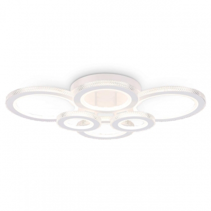 Потолочная светодиодная люстра Ambrella light Acrylica Original FA8874 цвет белый, мощность 76 Вт