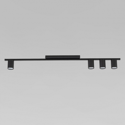 Потолочная люстра TK Lighting 4566 Logan Black в современном стиле, цвет черный