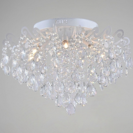 Потолочная люстра Reluce 04033-0.3-07 WH+SILVER PN цвет белый, мощность 420 Вт