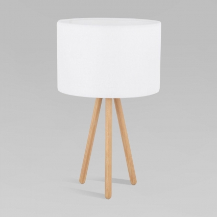 Настольная лампа TK Lighting 5290 Tokyo в стиле кантри, цвет белый, мощность 60 Вт