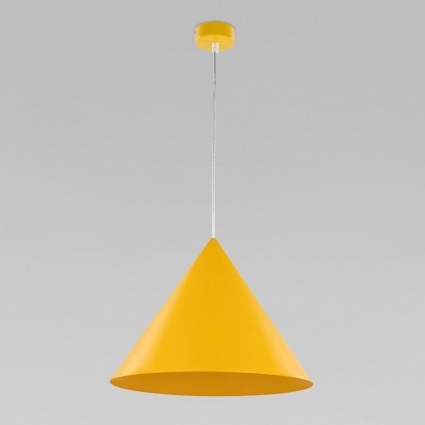 Подвесной светильник TK Lighting 10090 Cono в современном стиле, цвет желтый