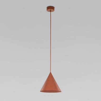 Подвесной светильник TK Lighting 10076 Cono в современном стиле, цвет оранжевый