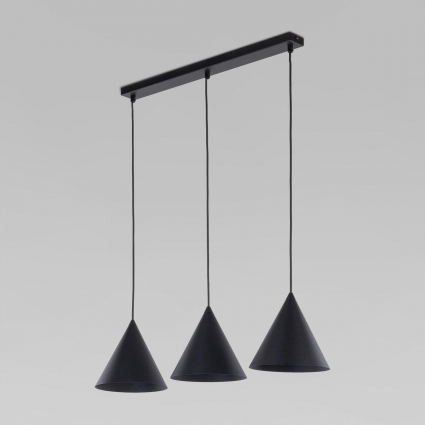 Подвесной светильник TK Lighting 10068 Cono в современном стиле, цвет черный
