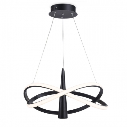 Подвесной светодиодный светильник Ambrella light Comfort LineTech FL5368 в стиле Хай-тек, цвет черный