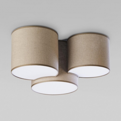 Потолочный светильник TK Lighting 6591 Mona Nature цвет коричневый, мощность 45 Вт