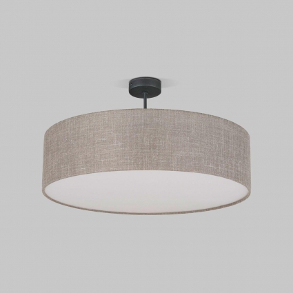 Потолочный светильник TK Lighting 6248 Rondo Linen цвет серый, мощность 60 Вт