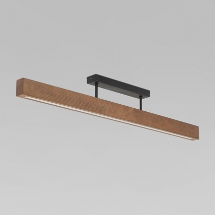 Потолочный светодиодный светильник TK Lighting 6614 Teo цвет коричневый, мощность 22 Вт