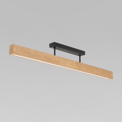 Потолочный светодиодный светильник TK Lighting 6619 Teo цвет коричневый, мощность 22 Вт