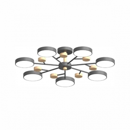 Потолочный cветильник LED4U L3205-800 GR в стиле модерн, цвет бежевый