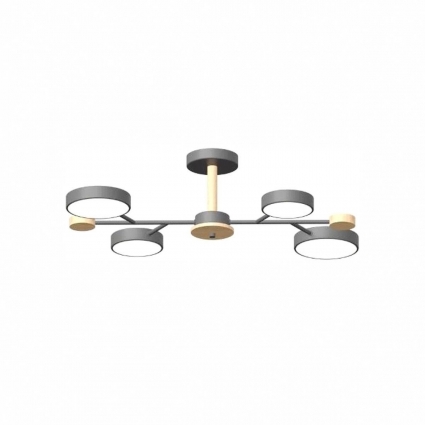 Потолочный cветильник LED4U L3213-670 GR в стиле модерн, цвет бежевый