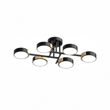 Потолочный cветильник LED4U L3211-830 BK в стиле модерн, цвет бежевый