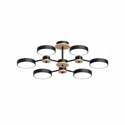Потолочный cветильник LED4U L3216-730 BK в стиле модерн, цвет бежевый