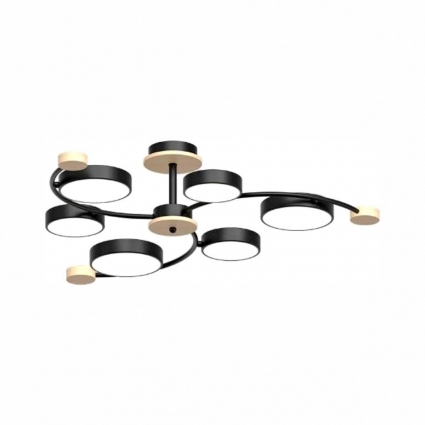 Потолочный cветильник LED4U L3207-840 BK в стиле модерн, цвет бежевый