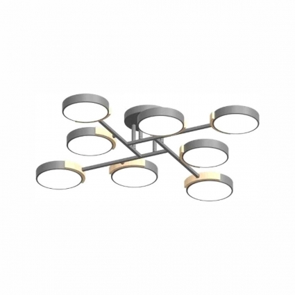 Потолочный cветильник LED4U L3212-840 GR в стиле модерн, цвет бежевый