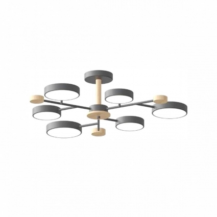 Потолочный cветильник LED4U L3214-750 GR в стиле модерн, цвет бежевый