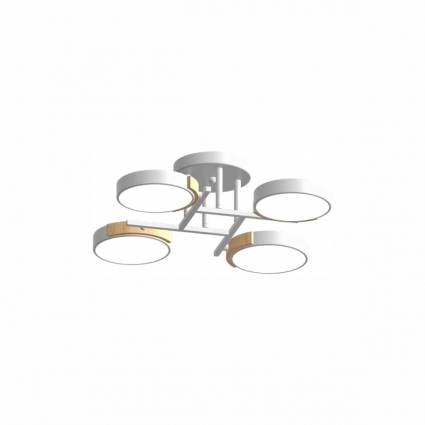 Потолочный cветильник LED4U L3210-440 WH в стиле модерн, цвет бежевый