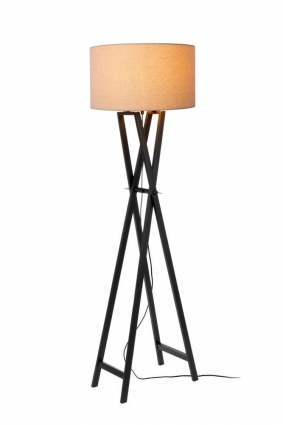 Торшер Lucide TRAFALGAR 30763/81/30 в стиле кантри, цвет черный, мощность 40 Вт