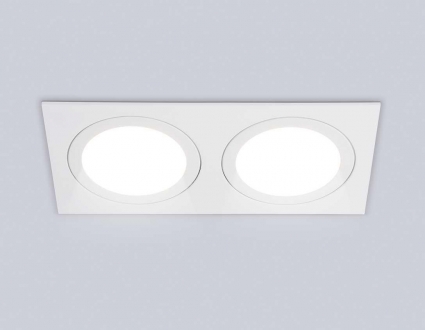Светильник встраиваемый Ambrella Light TN6612 в стиле Хай-тек, цвет белый