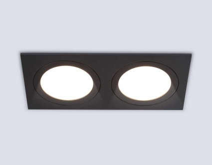 Светильник встраиваемый Ambrella Light TN6615 в стиле Хай-тек, цвет черный