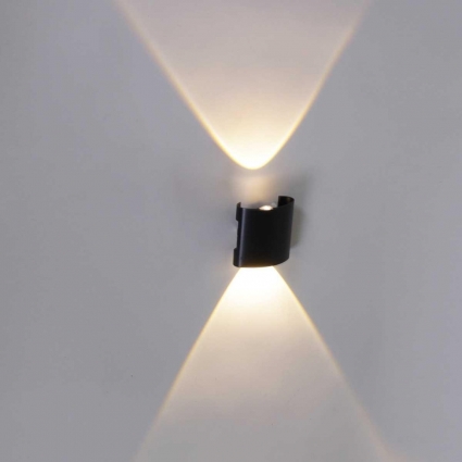 Настенный светильник Reluce 86831-9.2-002KT LED2*1W BK