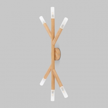 Бра TK Lighting 4525 Noble в стиле кантри, цвет коричневый, мощность 48 Вт