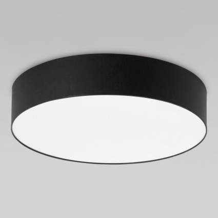 Потолочный светильник TK Lighting 1587 Rondo Black в современном стиле, цвет черный