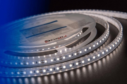 Светодиодная влагозащищенная лента DesignLed 9,6W/m 120LED/m 3528SMD нейтральный белый 5M 002369, цвет белый, мощность 48 Вт