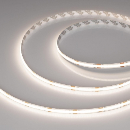 Светодиодная лента Arlight 10W/m 480LED/m CSP дневной белый 50М COB-X480-8mm 48V Day4000 043259 цвет белый, мощность 500 Вт