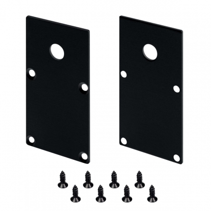 Заглушка Arlight Line-S-3667 Black с отверстием 042915, цвет черный
