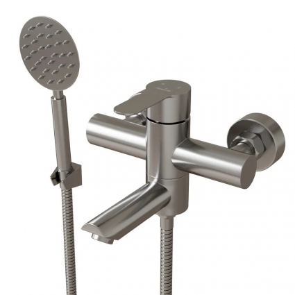 Смеситель для ванны 35k MIXLINE MLSS32-01 "Stainless" НЕРЖ однорычажный, хром